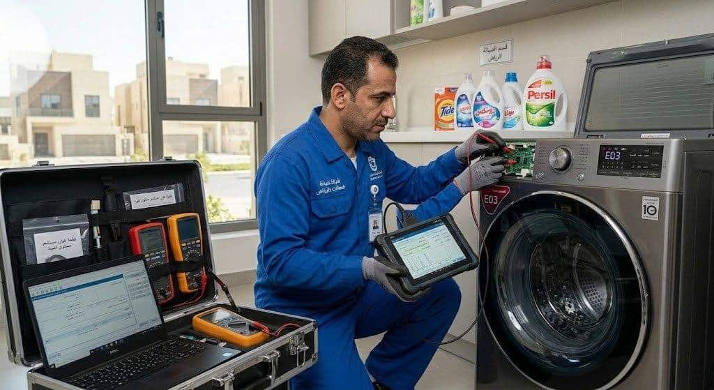 شركة صيانة غسالات فحص وصيانة الغسالات الحديثة بدقة عالية بالرياض